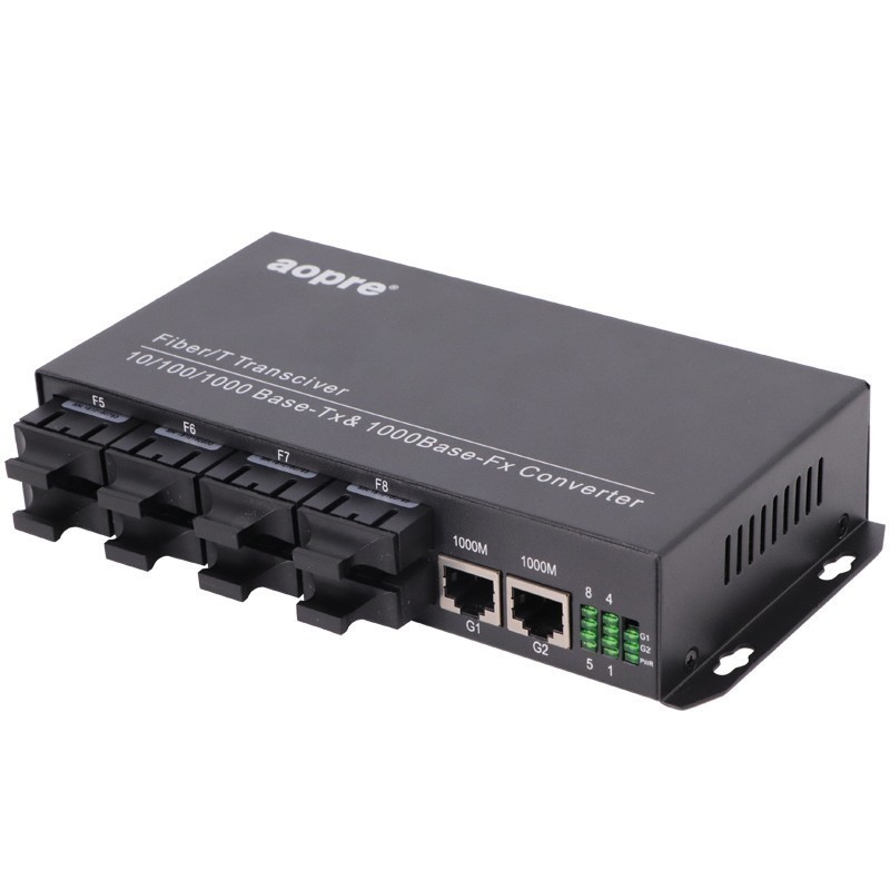匯聚型百兆/千兆8光2電交換機(jī)