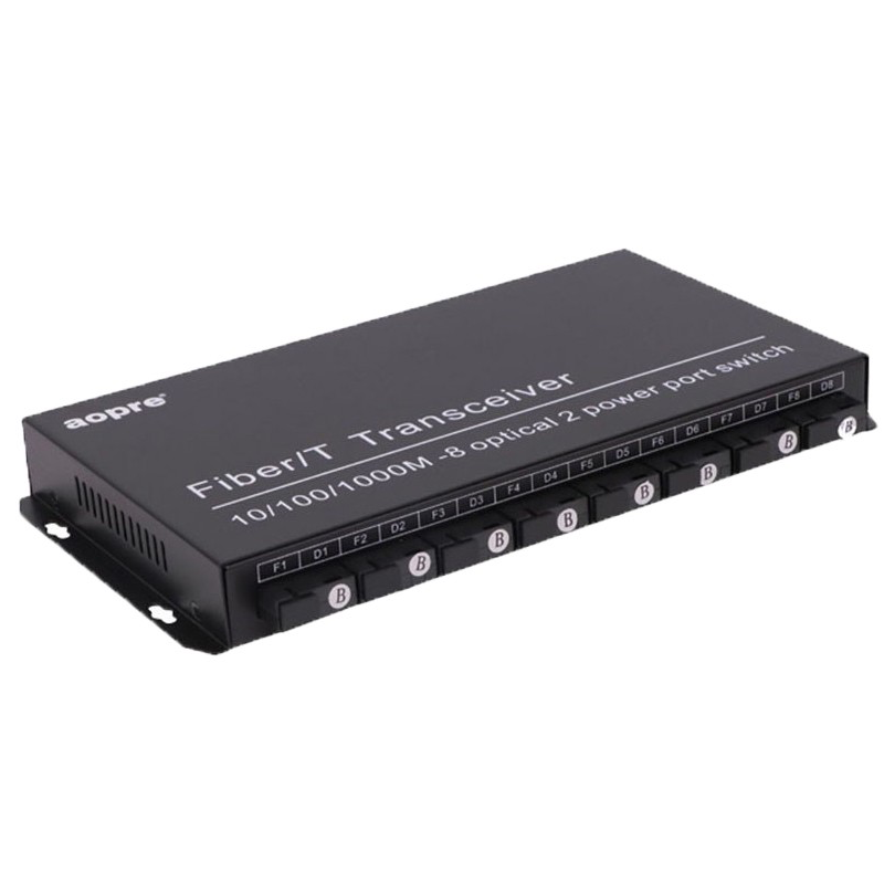 匯聚型百兆/千兆8光2電交換機(jī)