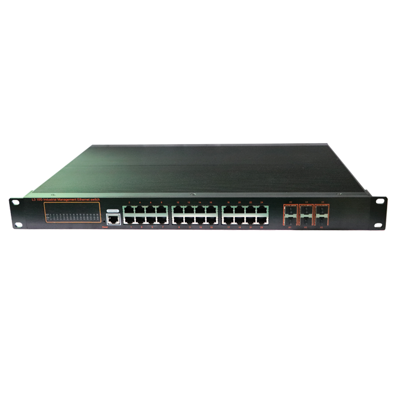 T624MS6TP-SFP萬兆機架式三層POE...